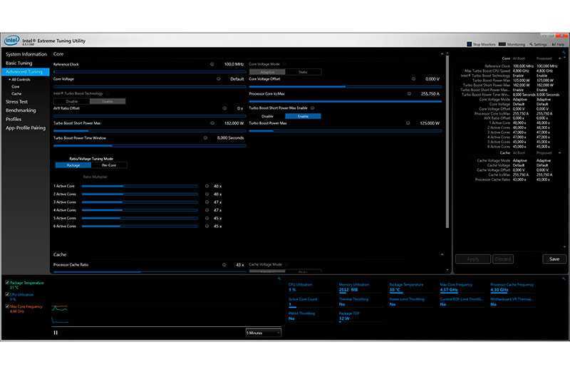 Как увеличить время процессора Intel с системного уровня (Intel XTU)