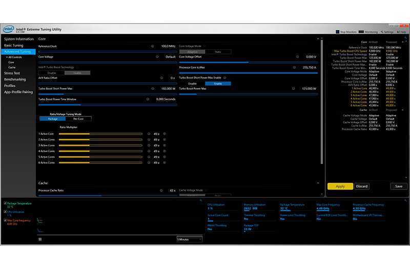 Intel XTU