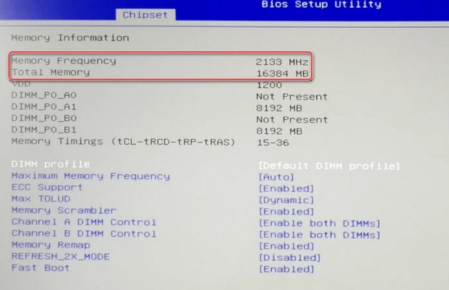 BIOS memory