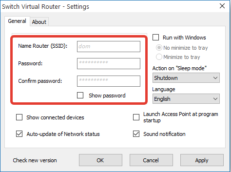 Создание виртуального роутера в Switch Virtual Router Программа Switch Virtual Router