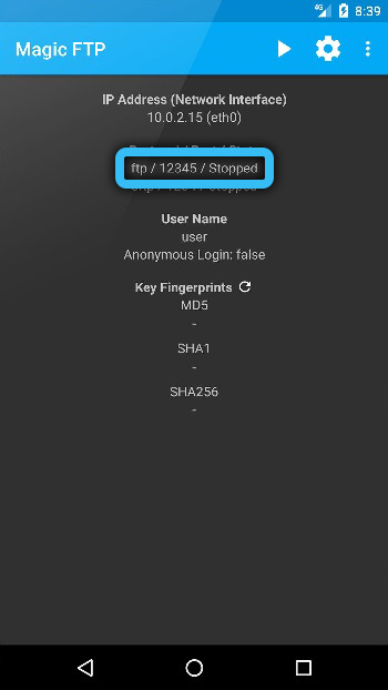 My FTP Server
