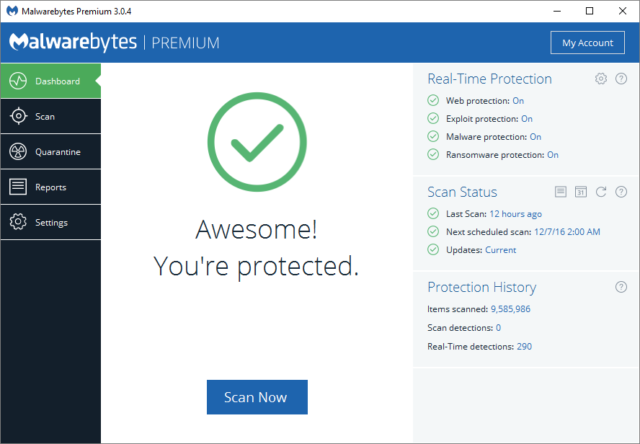 Malwarebytes Anti-Malware