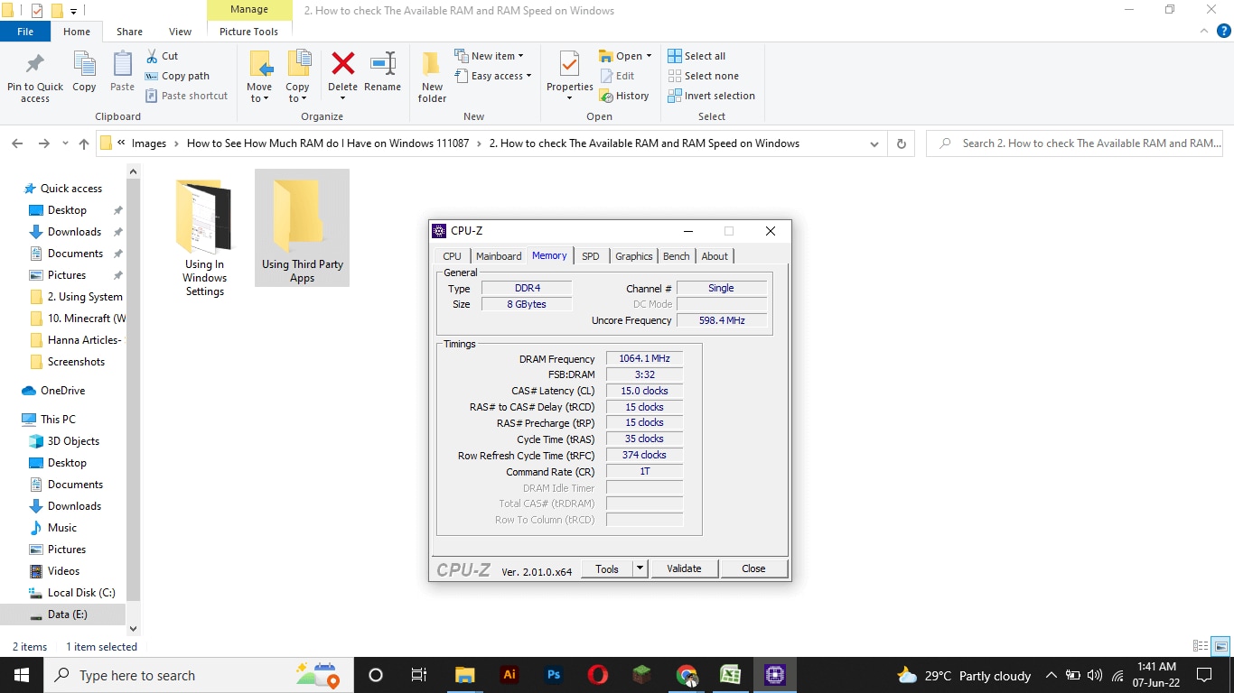 Как посмотреть оперативную память на Windows 10