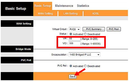 Что означает VPI и VCI Ростелеком?