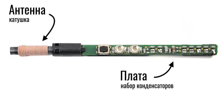 перо s-pen в разобранном виде