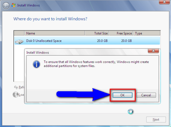 Create New Partition & Reinstall Windows DISM Error 87