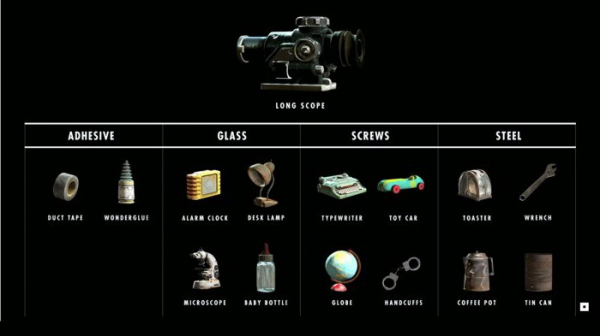 fallout 4, где болты' '='