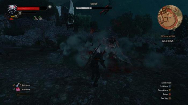 the witcher 3 дикая охота убить детлаф' '='