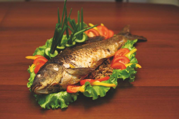 Рыба с гречкой' '='